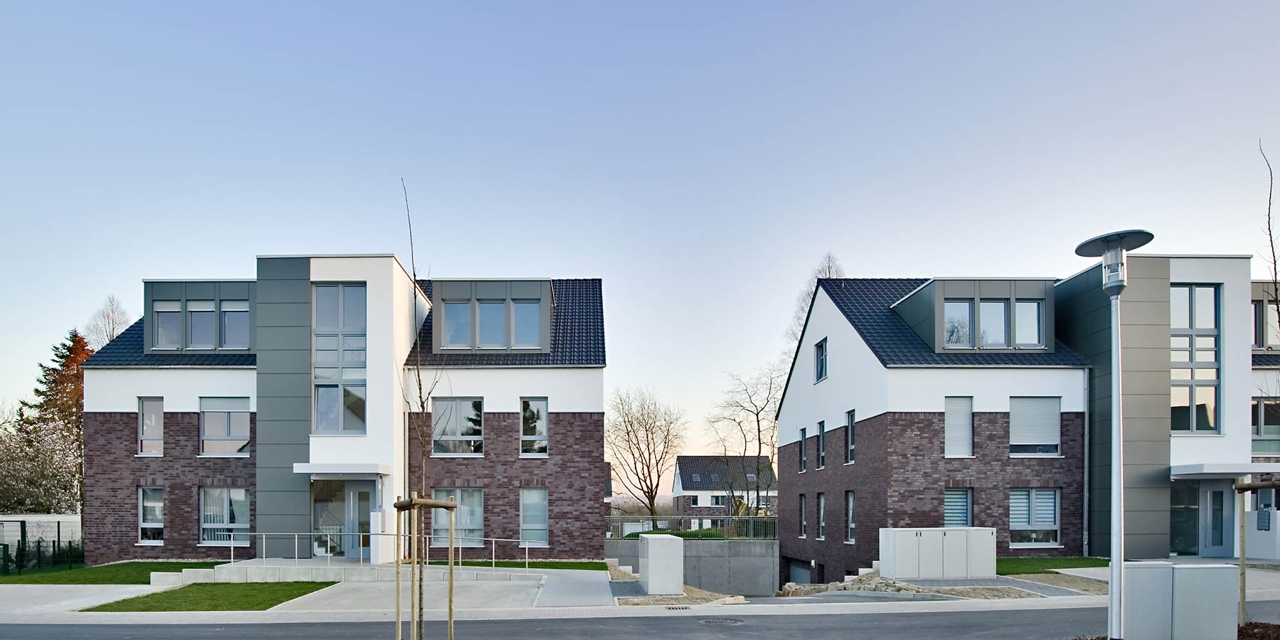 Neubau Fünffamilienhäuser Witten Panorama