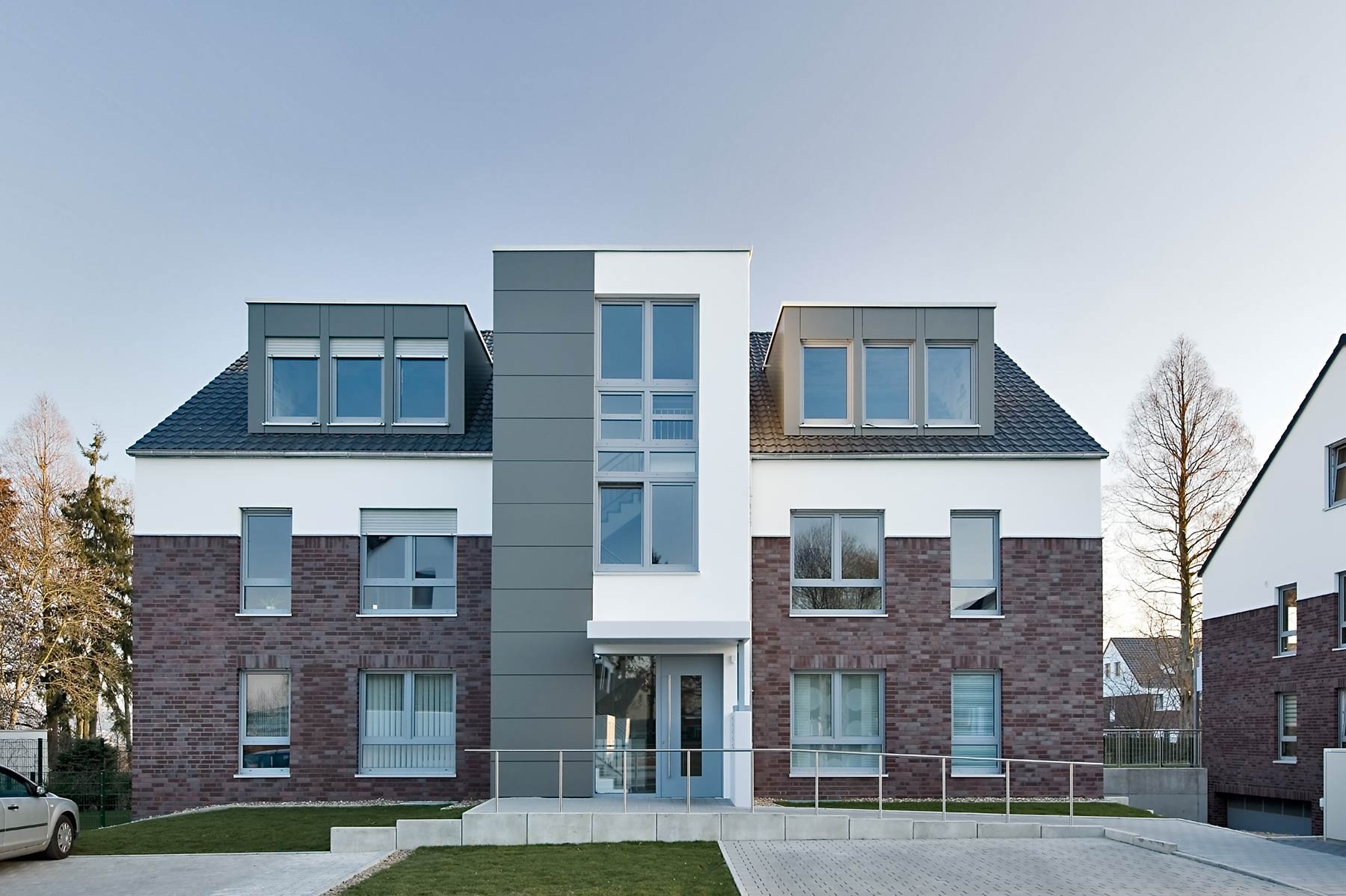 Neubau Fünffamilienhäuser Witten Eingang