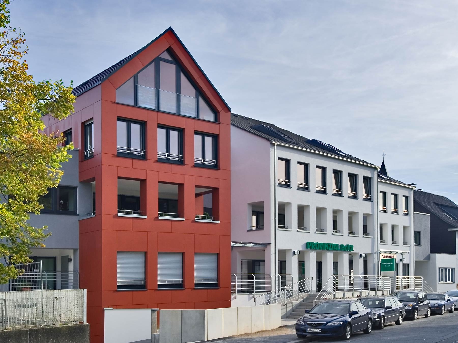 Neubau Wohn- und Geschäftshaus Herdecke Straßenansicht