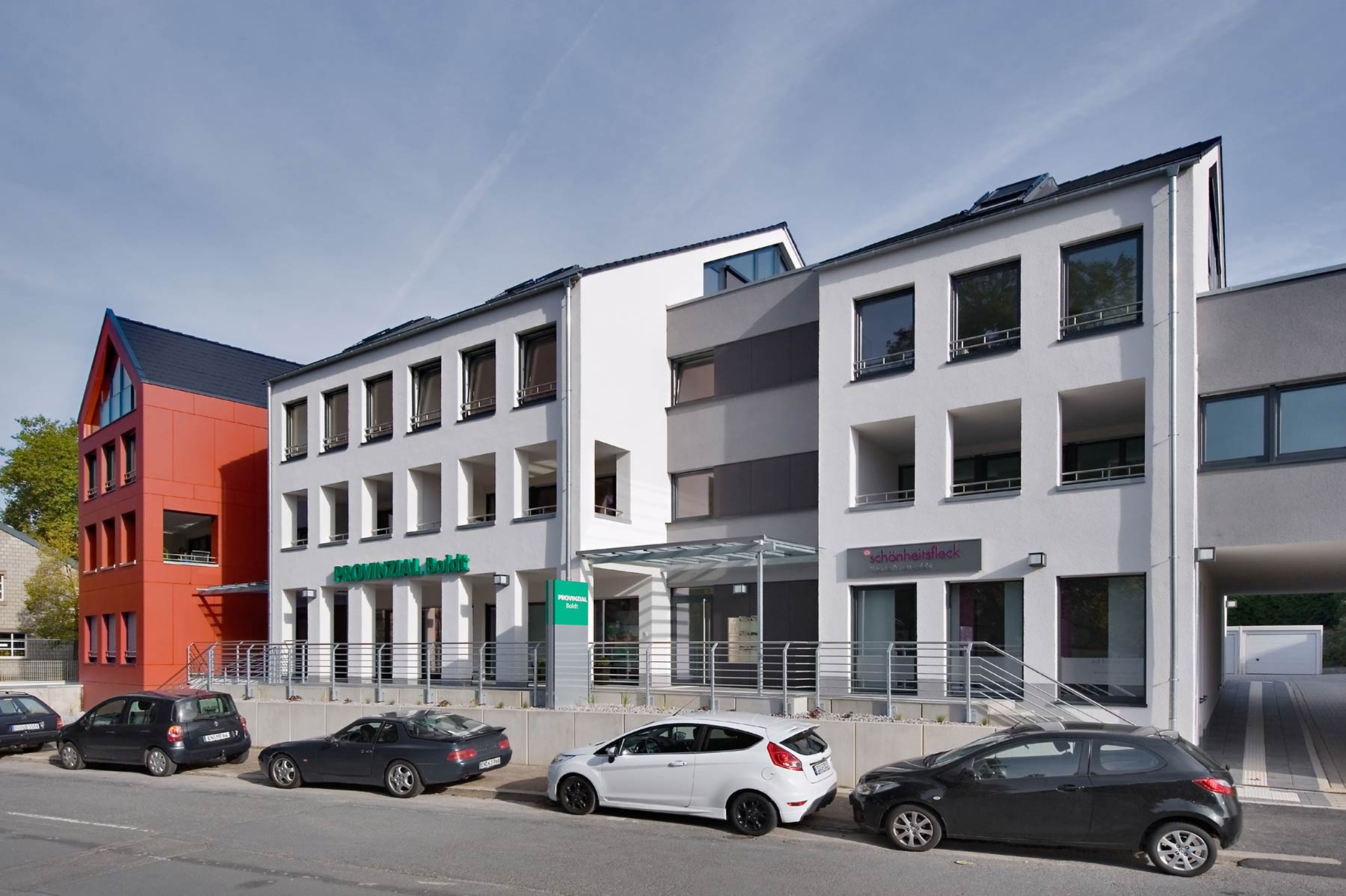 Neubau Wohn- und Geschäftshaus Herdecke Straßenansicht