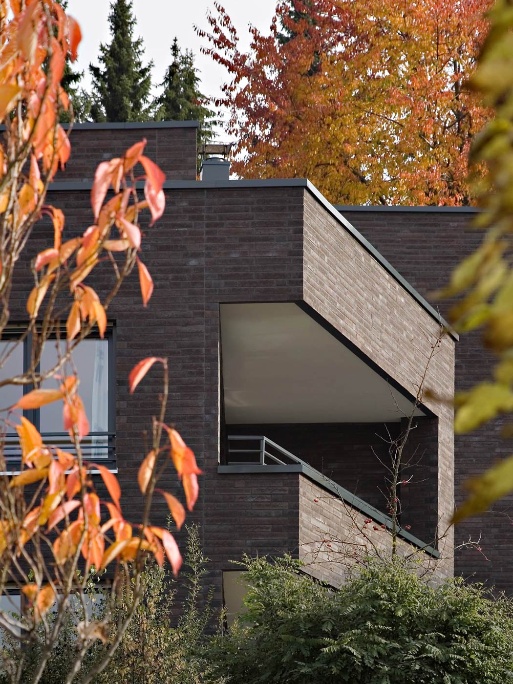 Neubau 4-Familienhaus Witten Balkone