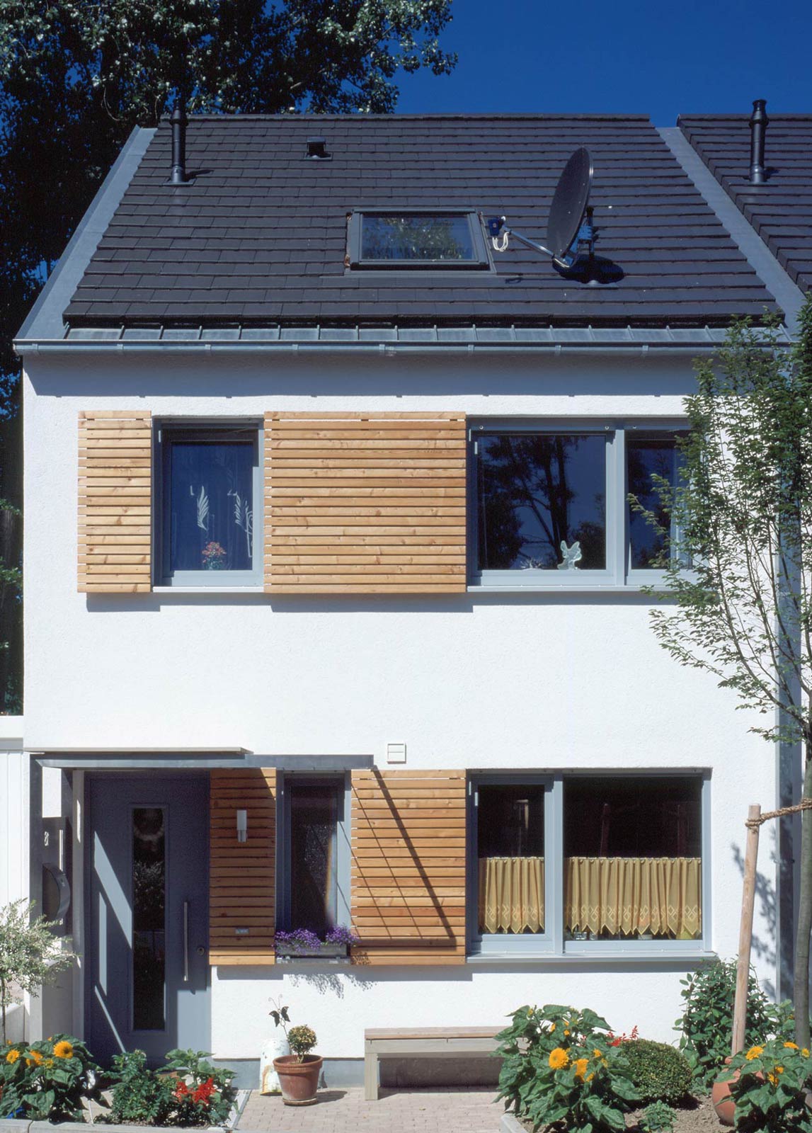 Wohnsiedlung 25 Einfamilienhäuser Witten Außenansicht Eingang